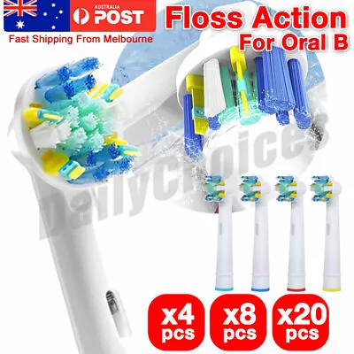 $4.85 • Buy 20pcs Electric Toothbrush Replacement Heads For Oral B Braun Models Series AU