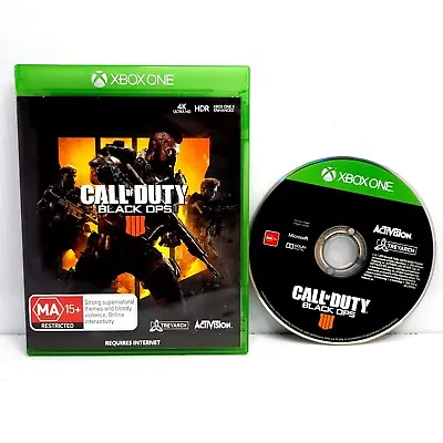Call Of Duty Black Ops IIII (4) - Microsoft Xbox One Game - Tested & Working • $17.90