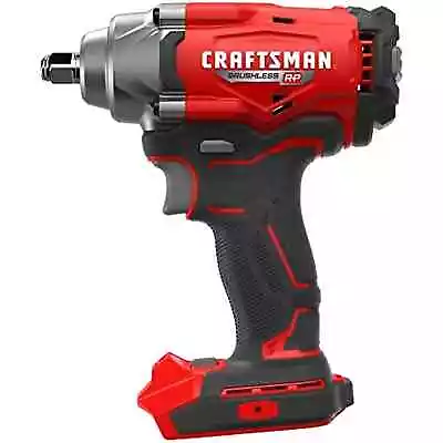 CRAFTSMAN 20V Brushless Cordless Impact Driver 1/2 IN Tool Only (CMCF921B) • $118.89