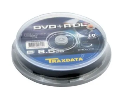 £27.99 • Buy 50 Traxdata Ritek S04 Dual Double Layer DVD+R DL 8x Blank Discs 8.5GB 240min 