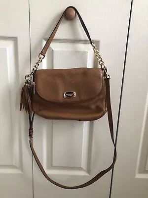 Michael Kors Brown Weston Foldover Crossbody Bag • $60