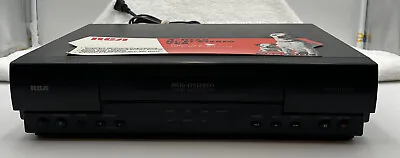RCA VR603HF VCR VHS Player Recorder 4 Head Hi-Fi Stereo Home Theater Tested • $36.75