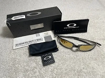 Oakley X-Metal Juliet CORVETTE Sunglasses - 24K Gold Iridium - BOXED - VERY NICE • $899.99