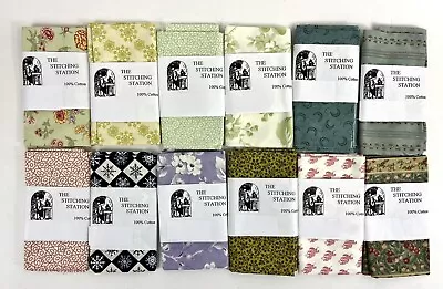 Mixed Lot Of 12 Fat Quarters 18”x21” Bundle Moda  100% Cotton • $15.99