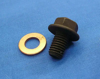$6.75 • Buy Kawasaki Kxt250 Tecate Extended Drain Plug Copper Washer New Engine Bdtm
