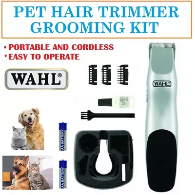 WAHL Cordless Pet Dog Hair Clipper Trimmer  Portable Cutting Guides Battery NEW • $109