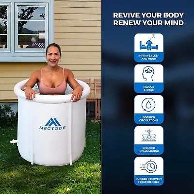 Ice Bath Tub For Athletes And Adults - Foldable And Portable Cold Plunge  • $49.99