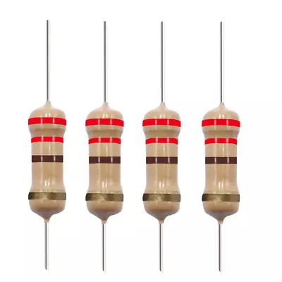 10 Pack~100PACK  220 Ohm Ω  5% Tolerance 1/2W 0.5 Watt Carbon Film Resistor • $2.79