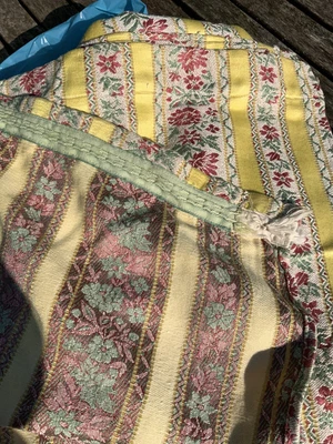 £19.99 • Buy VINTAGE FLORAL CURTAINS 1960s 70s Mid Century W 43 X 83, VW Camper
