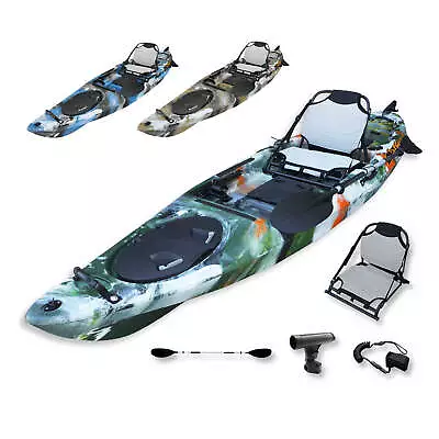 $799 • Buy 3.6M BLACKHAWK PELICAN Adjustable Hard Seat Fishing Rudder Kayak Paddle Package