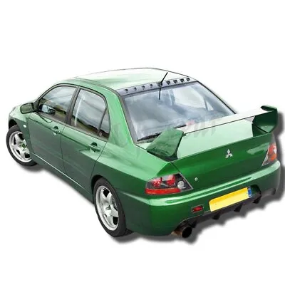 $38.50 • Buy For Mitsubishi Lancer EVO 8 9 Carbon Look Shark Fin Rear Roof Spoiler Wing