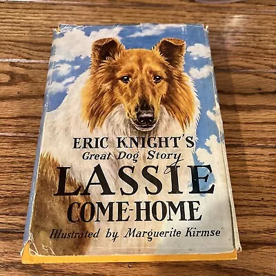 LASSIE COME HOME By Eric Knight  1st Edtion 1940 Book 5th Printing • $18