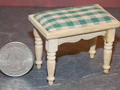 Dollhouse Miniature Foot Stool Wood 1:12 One Inch Scale C146 Dollys Gallery • $6.99