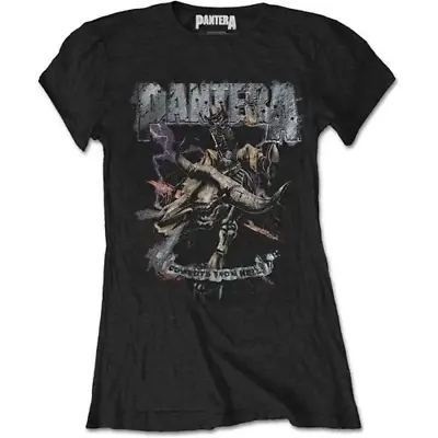 Pantera - Vintage Rider CFH Womens Black Shirt • $44.99