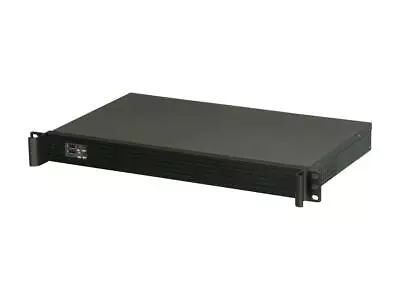 IStarUSA D-118V2-ITX Black Metal / Aluminum 1U Rackmount Compact Server Chassis • $67.99