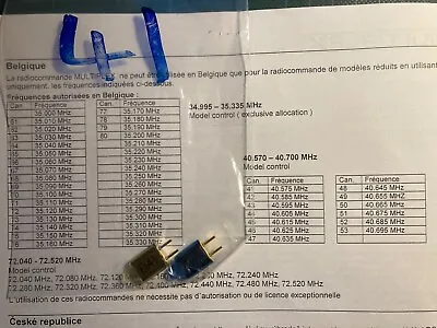 Multiplex Radio Control Crystals. 40.575MHz • £20