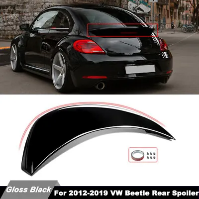 Gloss Black Rear Trunk Roof Spoiler Wing Factory Style For 2012-2019 VW Beetle • $78.99