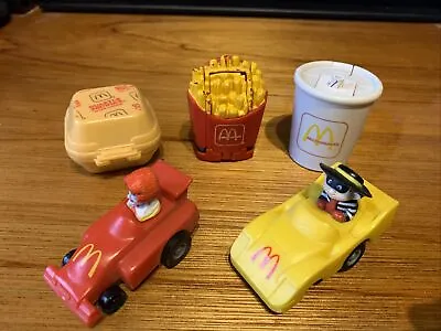 Vintage 80’s McDonalds Happy Meal Toys Fries Burger Box Cup • £35