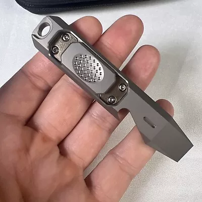 HGEBNM Edc Titanium Pry Bar Fidget Magnetic Slide Bottom • $65