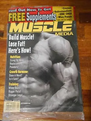 MUSCLE MEDIA Bodybuilding Magazine 9-97 (New) • $19.99