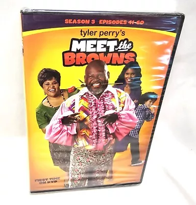 Brand New Tyler Perry's Meet The Browns Season 3 (DVD 2011 3 Disc Set) Sealed • $22