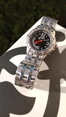 Rare VTG Anne Klein H20 Women's Watch Unique Black Dial Calendar New Battery  • $39.95