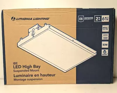 Lithonia Lighting I-Beam Series IBE 12LM MVOLT 40K Dimmable LED High Bay Light • $89.99