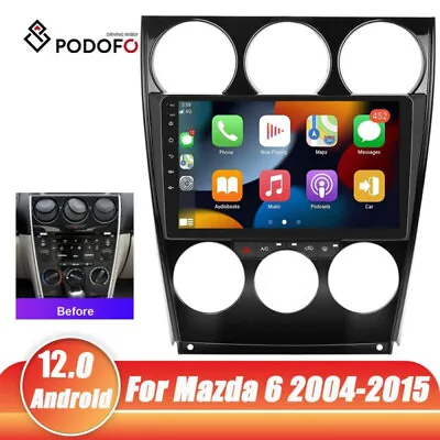 For Mazda 6 2004 2005-2015 9'' Android 12 Carplay Car Radio Stereo RDS GPS 2+32G • $149.99