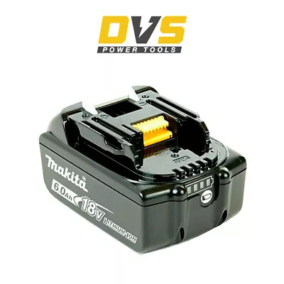 £79.75 • Buy Makita Genuine BL1860B 18V 6.0Ah Li-Ion Battery With Charge Level Indicator