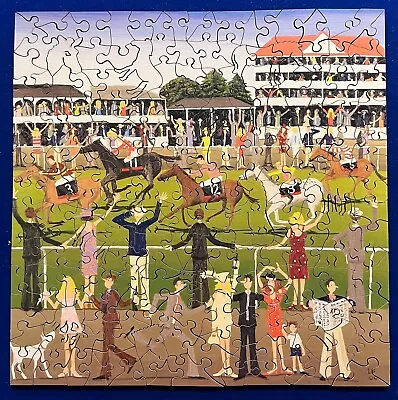 Wentworth Wooden Jigsaw A Day At The Races 250 Pce Complete • £36