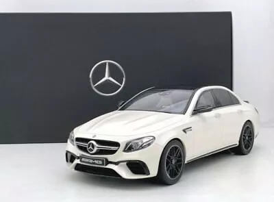 1:18 2017 Mercedes-Benz E-Class E63 S AMG -- Diamond White Bright -- GT Spirit • $259.73