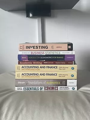 University/ A-Level  Finance/Economics/Accounting/Investing Textbooks • £20