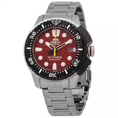 Orient M-Force Automatic Red Dial Men's Watch RA-AC0L02R00B • $295.90