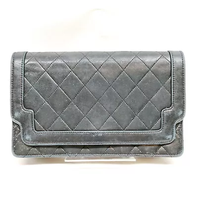 Chanel Clutch Bag  Black Lamb Skin 3545897 • $232.50