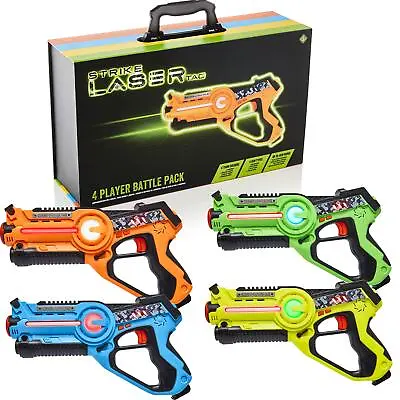 £49.99 • Buy Strike Laser Tag Game 4 Player Battle Set Toy Shooting Gun Blasters For Kids