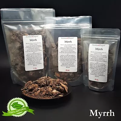 1lb Ethiopian MYRRH Resin Tears Gum Sap Rock Incense Organic Aromatic Resin • $14.90