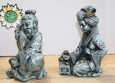 Vintage 1962 Universal Statuary Chicago Corp 22 Asian Sculpture Figurines • $65