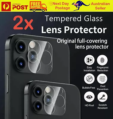 2X Back Camera Lens Tempered Glass Protector For IPhone 15 14 13 12 11 Pro Max • $3.90