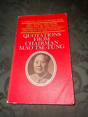 Quotations From Chairman Mao Tse-Tung The Little Red Book Tight Spine 1967 • £10