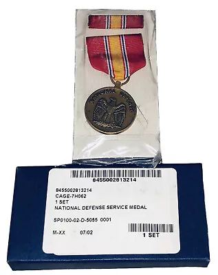 National Defense Service Medal & Ribbon Set US Military GI Issue W/ Original Box • $9.99