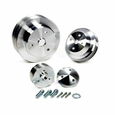March Performance 6380 Pulley Set Serpentine Aluminum For Chevy Small Block • $290.41