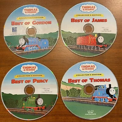 Lot Of 4 Thomas And Friends DVDs Best Of Collector’s Edition Gordon James Percy • $15.95