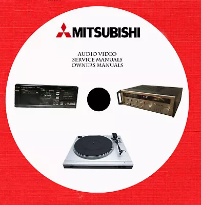 Mitsubishi Audio Video Repair Service Owner Manuals On 1 Dvd In Pdf Format  • $25