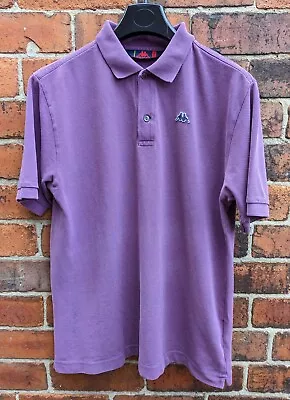 Authentic Robe Di Kappa 100% Cotton Polo Shirt. Medium. 20.5  PTP. Purple. • £9.99
