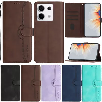 Slim Wallet Leather Flip Case Cover For Xiaomi 13T Redmi 13C Note 12 13 Pro 4G • $16.49