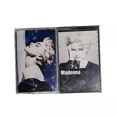 Madonna Debut Album True Blue Vintage Cassettes Tested (1983 1986) Pre-owned • $20