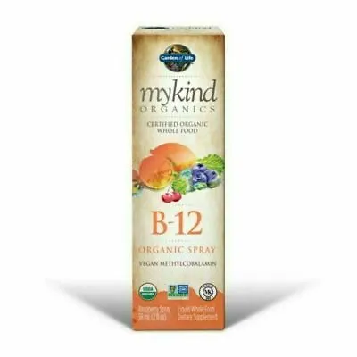 £19.99 • Buy Garden Of Life Vitamin B12 Spray 58ml Mykind Organics Certified Organic Vegan