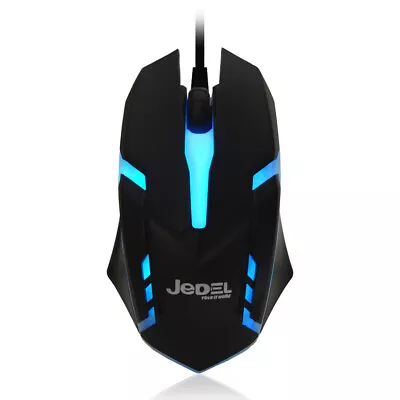£5.95 • Buy JEDEL Pro Gaming Mouse USB Wired Gamer 7 Colour LED For PC Laptop PS4 Xbox NEW