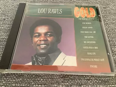 Lou  Rawls - “gold” Eu Cd Gold 081 - Very Good Condition - Freepost • £3.95