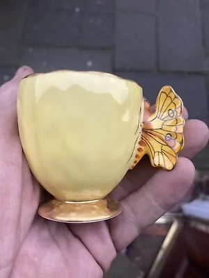 Aynsley Butterfly Handle Harlequin Tea Cup.#2 • £2.20